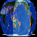 Seismische Aktivität in der Welt