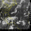 Image infrarouge de l'Atlantique (ouest)