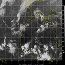 Image infrarouge de l'Atlantique (est)