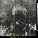 Imagen infrarroja del Océano Pacífico (oeste)